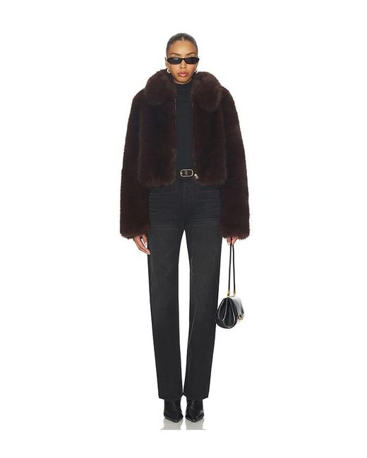 L'academie Black 'Academie Savoie Faux Fur Jacket