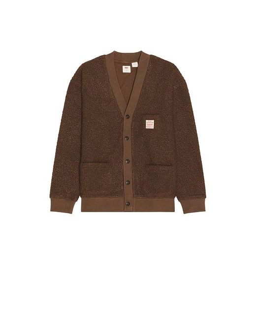 Levi's Brown Workwear Cardigan for men