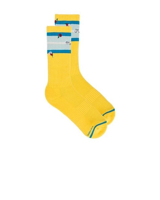 Mother Yellow The Half-Calf Socks