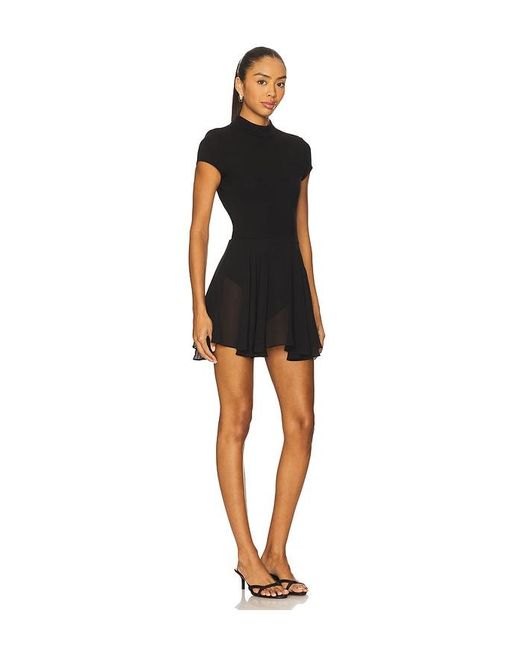 Lovers + Friends Black Mai Mini Dress