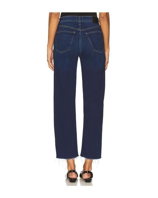 Citizens of Humanity Blue Palma Straight Jeans