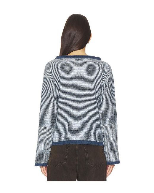 Nation Los Angeles Blue Willow Pullover Sweater