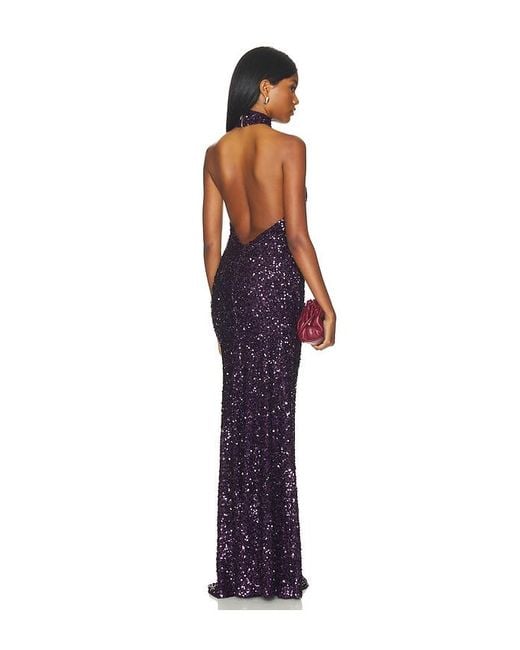 Silvia Tcherassi Purple Dido Dress