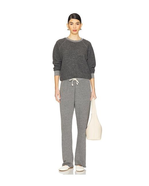 PERFECTWHITETEE Gray Ziggy Crewneck