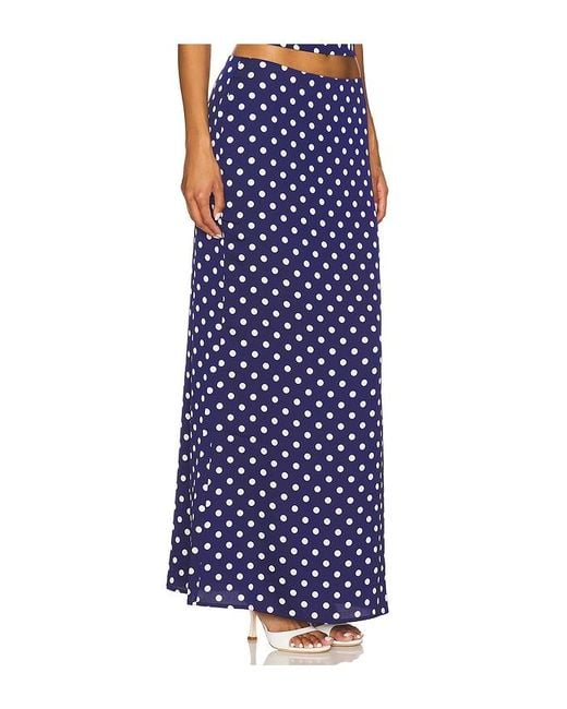 MORE TO COME Blue Annie Maxi Skirt