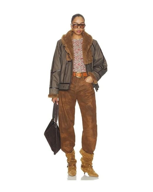Isabel Marant Brown Olinka Parka Coat