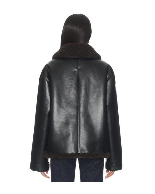 Lovers + Friends Black Irving Faux Leather Jacket