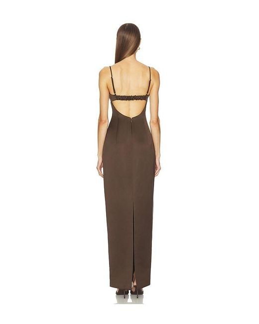 Camila Coelho Brown Teodora Gown