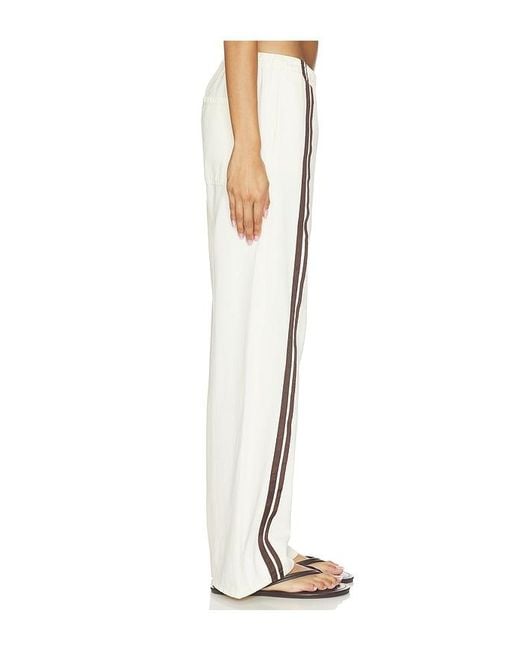 Rag & Bone White Logan Pull On Track Pants