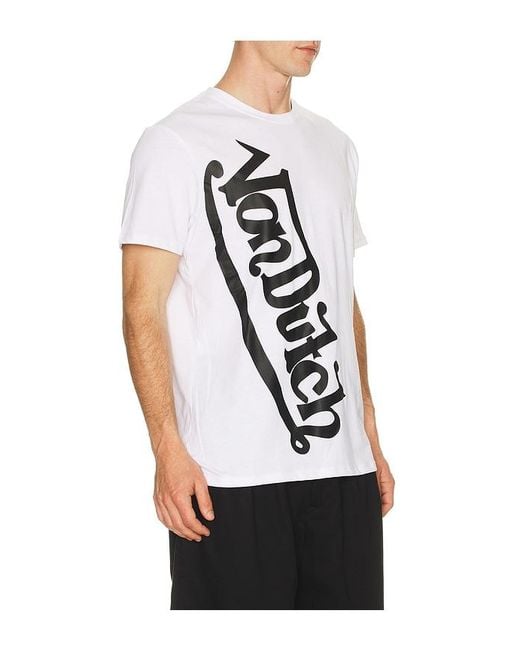 Von Dutch Black Vertical Logo Tee for men