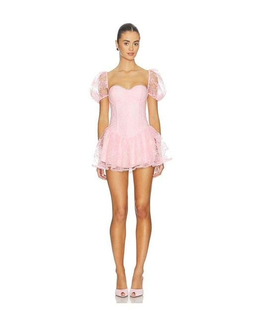 MAJORELLE Pink Scarlett Romper