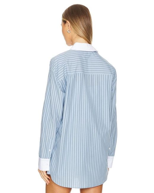 Lovers + Friends White Alice Oversized Top