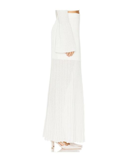 Clea White Manning Knit Skirt