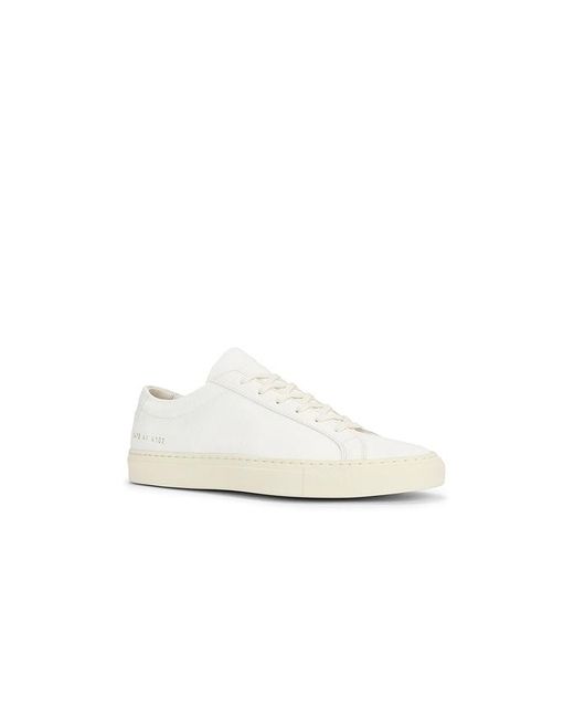 Common Projects White Canvas Achilles for men