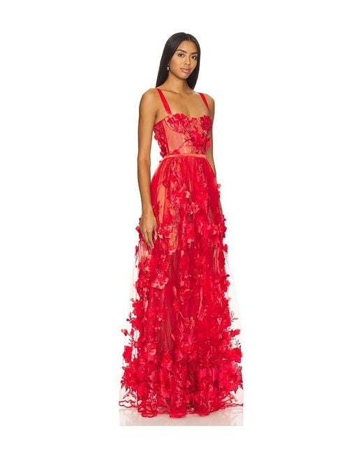 Bronx and Banco Red X Revolve Anastasia Maxi Dress