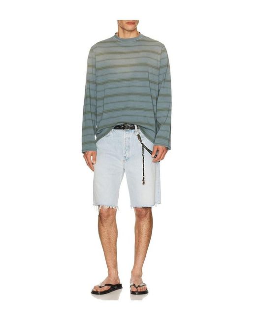 Agolde Blue Anson Short for men