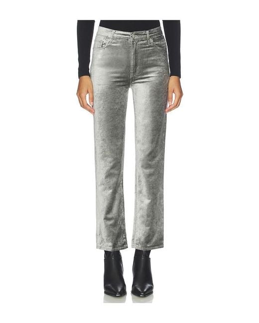 FRAME Gray Le Sleek Straight Pant