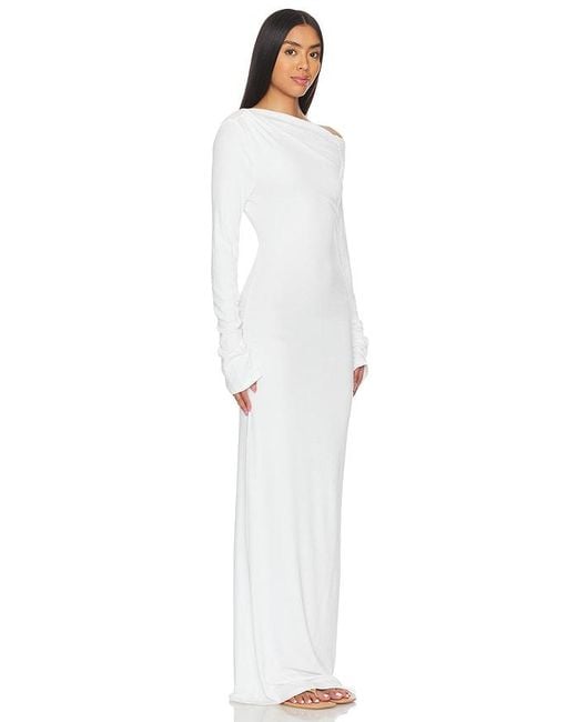 SNDY'S White Reyna Maxi Dress