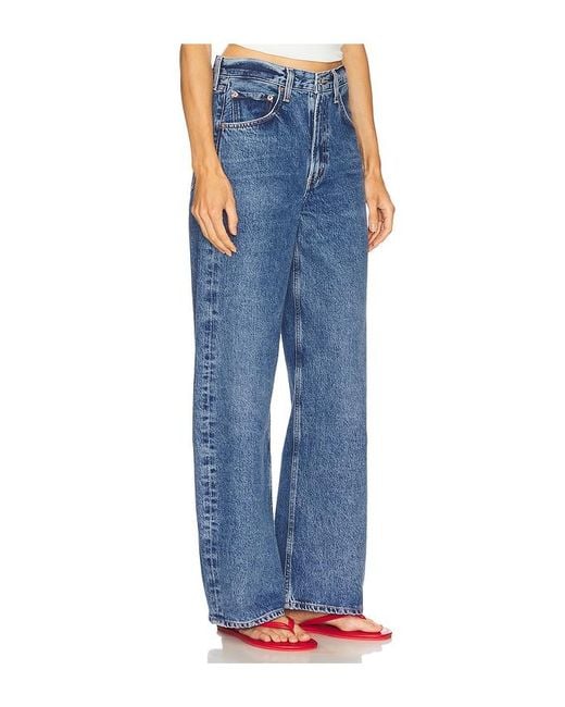 Agolde Blue Low Curve Jeans