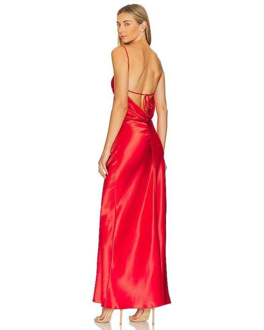 superdown Red Lanthea Maxi Dress
