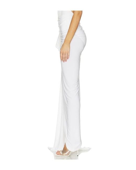 Norma Kamali Multicolor Diana Long Skirt W/ Bow