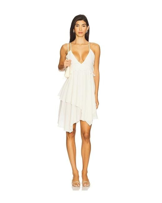 House of Harlow 1960 White Kleid Lindsay