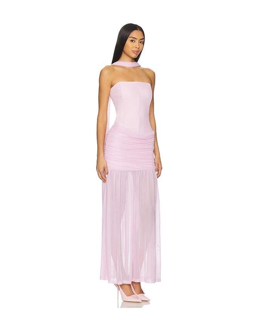 Runaway the Label White Lillie Corset Maxi Dress