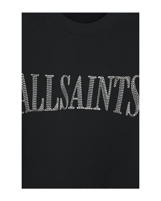 AllSaints Black Dash Lila Sweatshirt