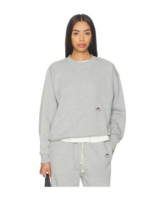 HOMMEGIRLS Gray X Fruit Of The Loom Crewneck Sweatshirt
