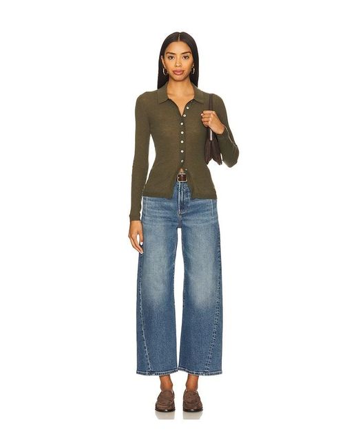 Pistola Blue Kyra High Rise Bowed Ankle Jeans