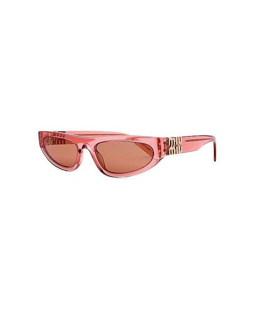 Miu Miu Pink Cat Eye Sunglasses