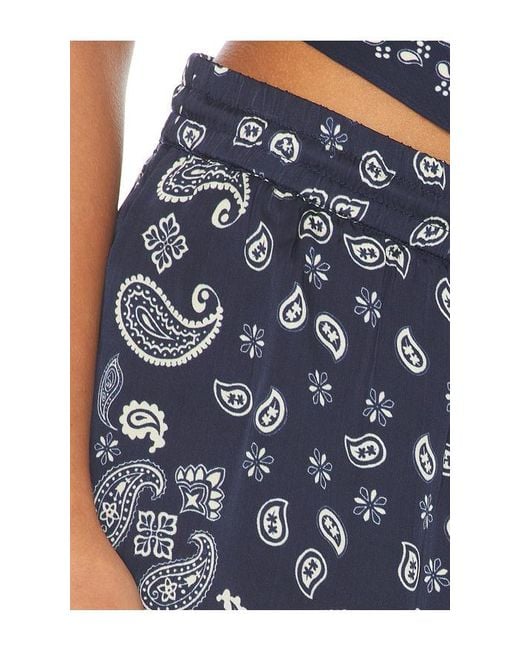 Rococo Sand Blue Drawstring Shorts