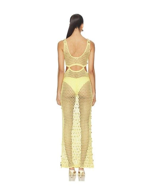 superdown Metallic Elena Maxi Dress