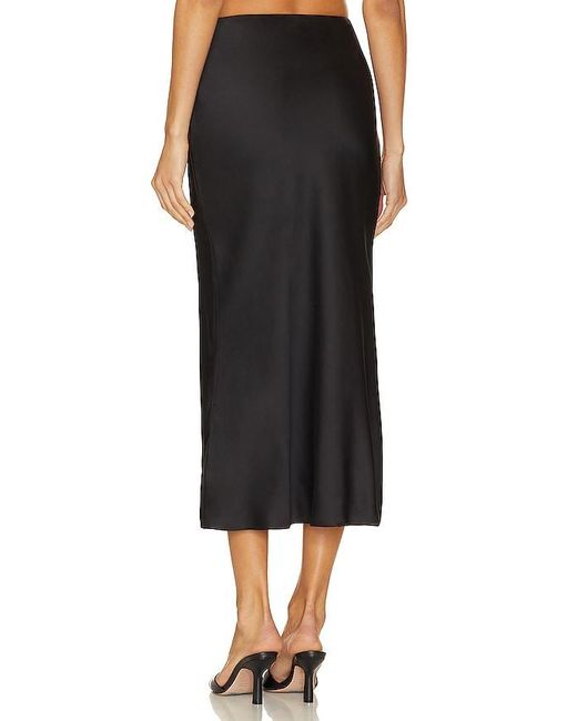 Norma Kamali Black X Revolve Bias Obie Skirt To Midcalf