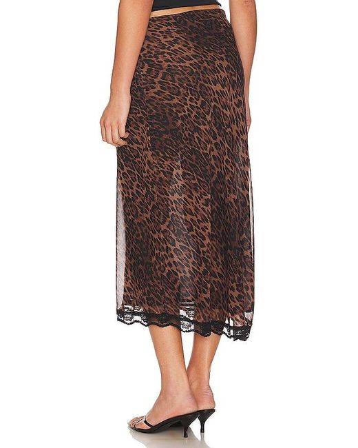 Bella Venice Brown The Roxy Skirt