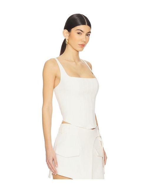Kimberly Taylor White Juliette Bustier