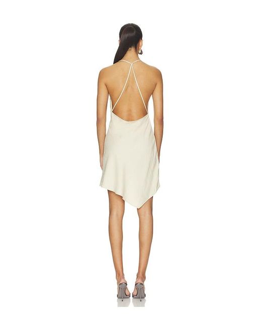 Helmut Lang Natural Knot Slip Dress