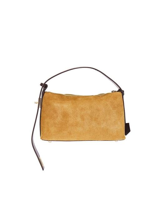 VERAFIED Natural Suede Hobo Bag