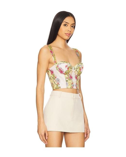 Agua Bendita White Bustier-Top