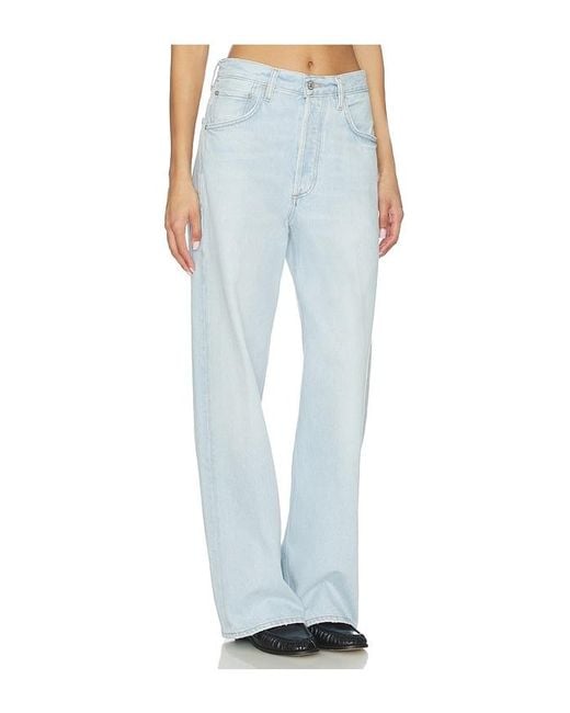 Citizens of Humanity Blue Ayla Baggy Jeans