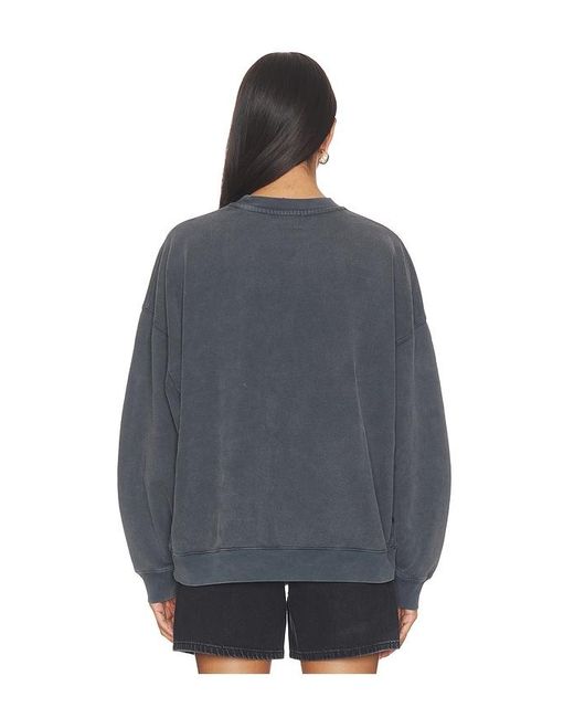 Anine Bing Blue Miles Palms Sweatshirt