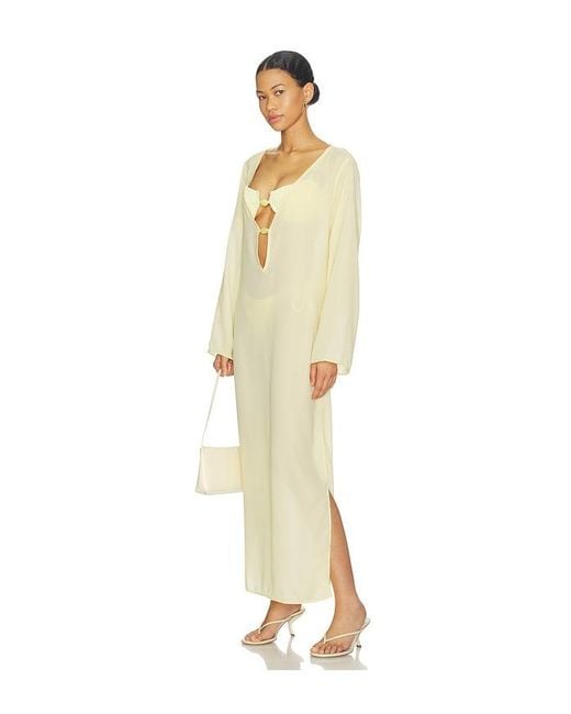 Baobab White Luna Maxi Dress
