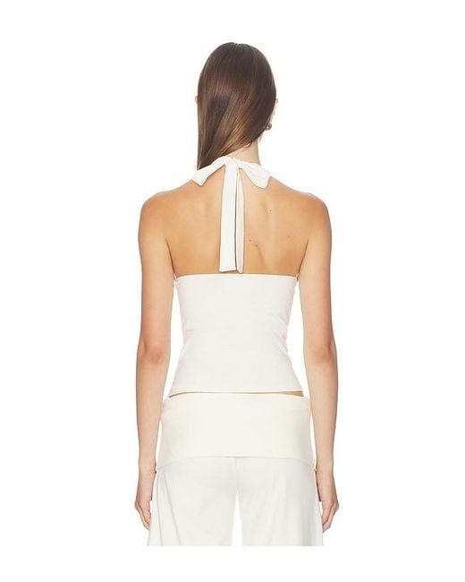 Oddli White Halter Top