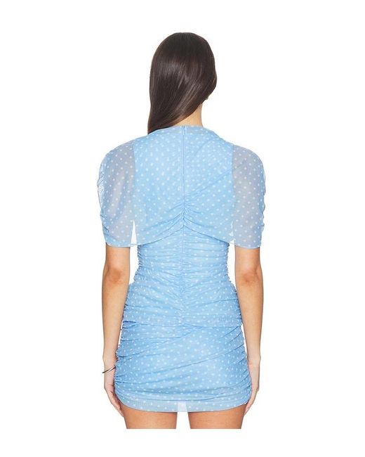 Amanda Uprichard Blue X Revolve Evianna Top