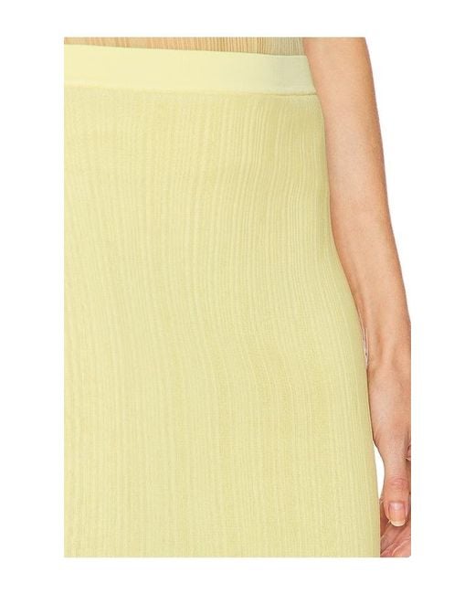 Jonathan Simkhai Yellow Kelso Skirt