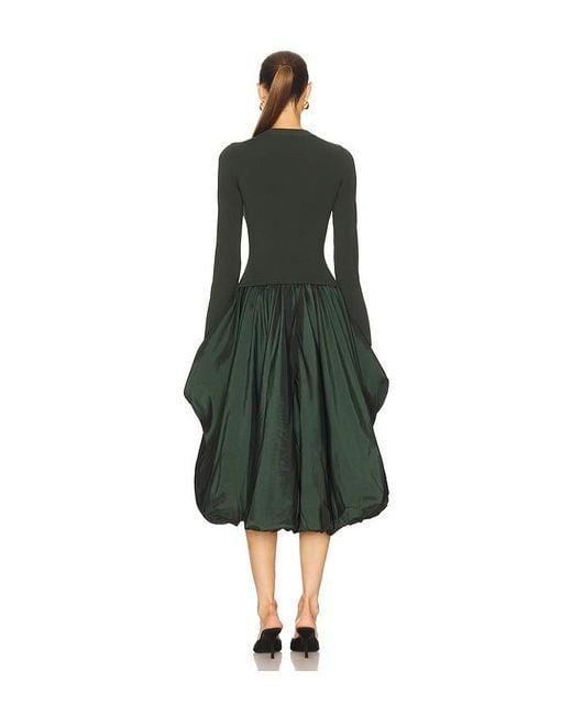 Jonathan Simkhai Green Kenlie Midi Dress