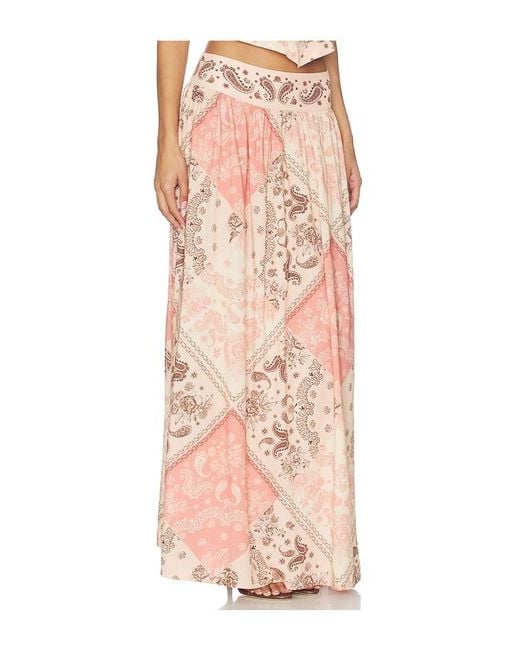 Agua Bendita Pink X Revolve X Revolve Tropic Maxi Skirt