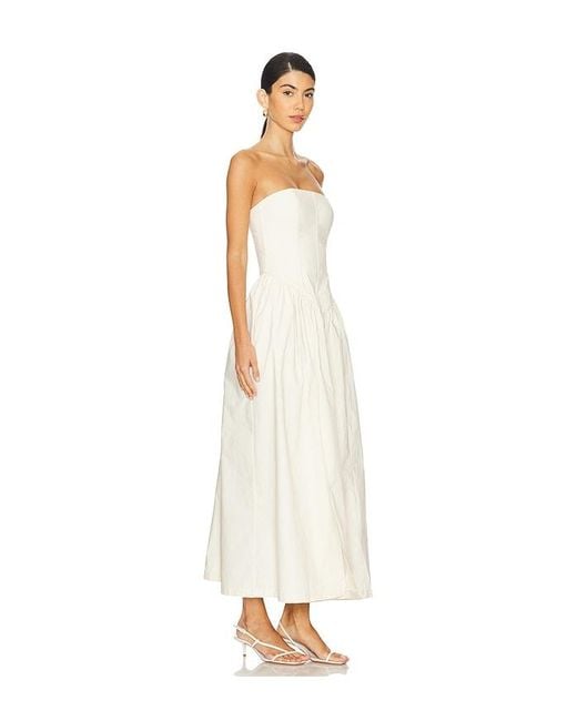 LPA White Giana Maxi Dress