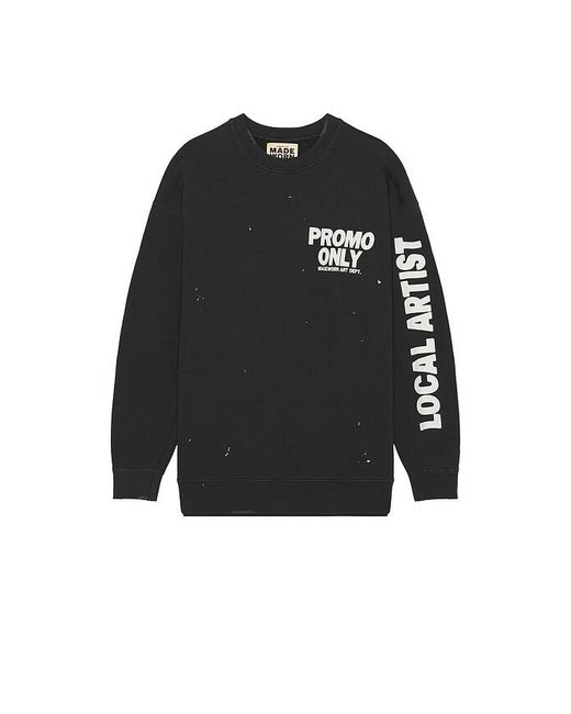 MadeWorn Black Promo Classic Crew Sweatshirt for men