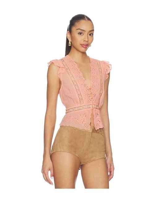 Free People Multicolor Day Dreamer Top